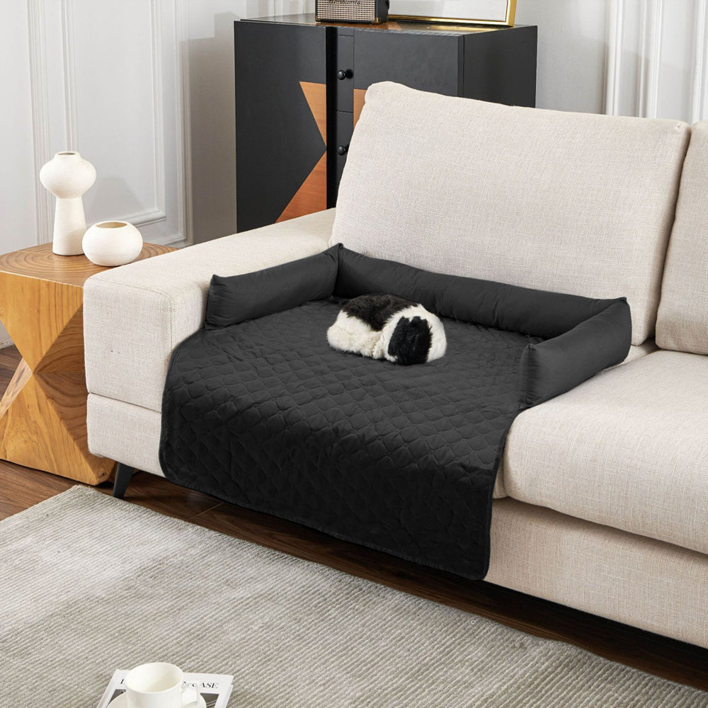 Waterproof Pet Sofa Protector Bed with Pillow –  Furniture Cover for Dogs & Cats
