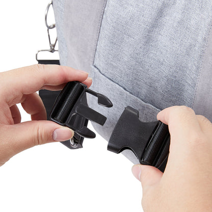 Travel Pet Car Seat – Light Grey, Washable & Durable