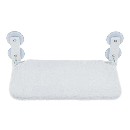 Cat Window Hammock Seat with Strong Suction and Foldable Steel Frame – Cozy Sunbathing Perch for Indoor Use