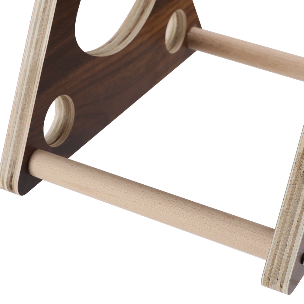 Natural Sisal Cat Scratching Ball – 360° Rotating Toy with Stable Wooden Frame