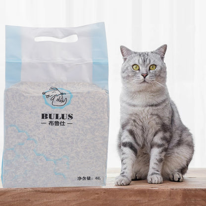 6L Biodegradable Tofu Cat Litter – Odour Control & Easy Cleanup, Soft Clumping, Eco-Friendly