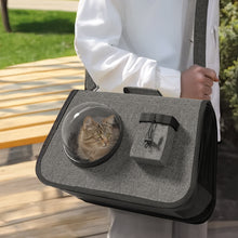 Portable Oxford Pet Carrier Shoulder Bag for Travel and Outdoor Use