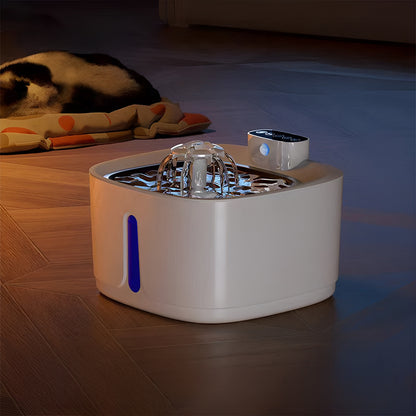 Ultra-Quiet Pet Water Fountain - Three Flow Modes with Large 3.2L Capacity