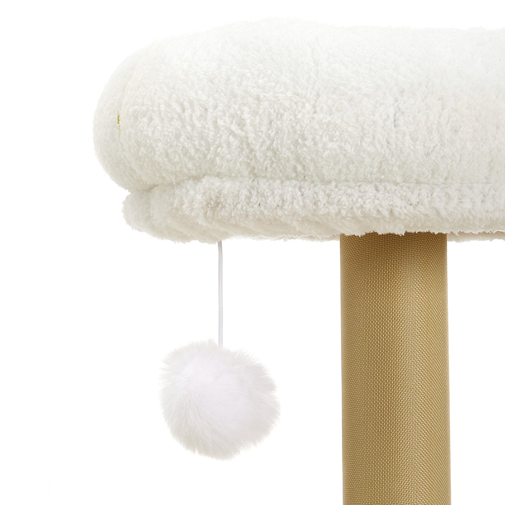 Luxurious 6-Tier Cat Tower with Scratching Board, Rotatable Hammock & Acrylic Capsule – Space-saving Multifunctional Playground