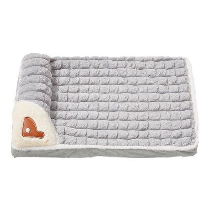 Washable Pet Bed – Soft Faux Fur Mattress Cushion for Puppy & Cat