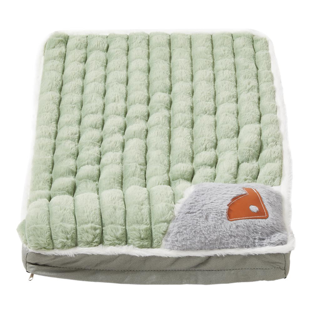 Washable Pet Bed – Soft Faux Fur Sleeping Cushion Mat for Puppy & Cat