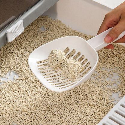 Fully Enclosed Cat Litter Box – Double Door, Easy Clean Design in Grey