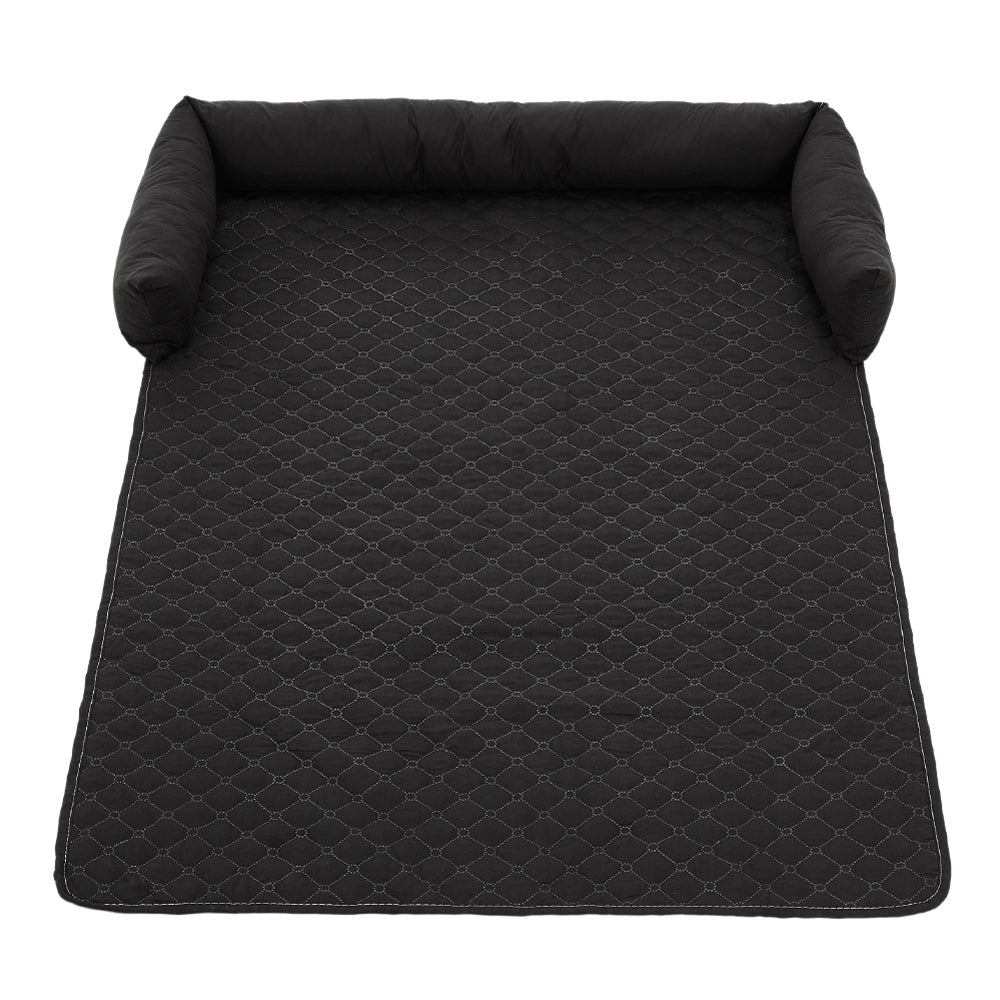 Waterproof Pet Sofa Protector Bed with Pillow –  Furniture Cover for Dogs & Cats