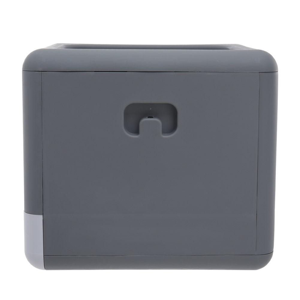 Fully Enclosed Cat Litter Box – Double Door, Easy Clean Design in Grey