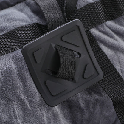 Dog Car Seat Bed for Small to Medium Pets – Travel Booster with Adjustable Strap & Storage Pockets