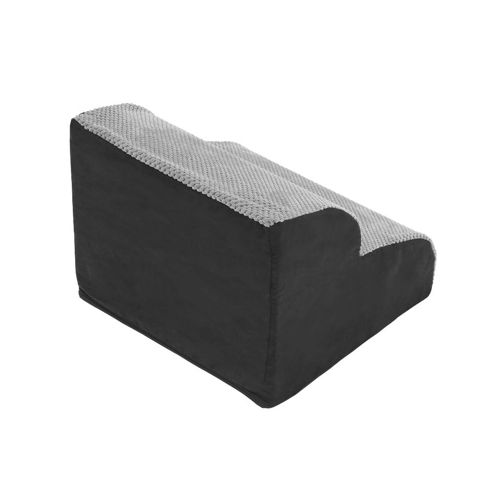 Soft Pet Stairs with Non-Slip Base – 2/3/4-Step Foam Ramp with Removable Washable Cover