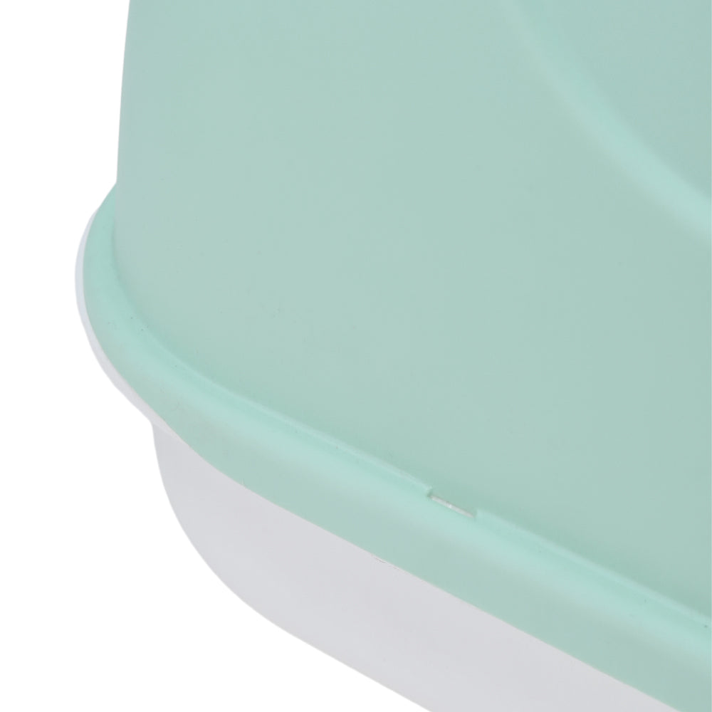 Durable Flip-Top Cat Litter Box with Odour Control & Scoop
