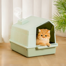 Foldable Enclosed Cat Litter Box with Air Filter – Privacy & Easy Clean Design for Cats