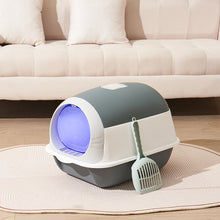 Detachable Cat Litter Box with UV Sterilizer Lamp – Odour Control & Easy Cleaning Design