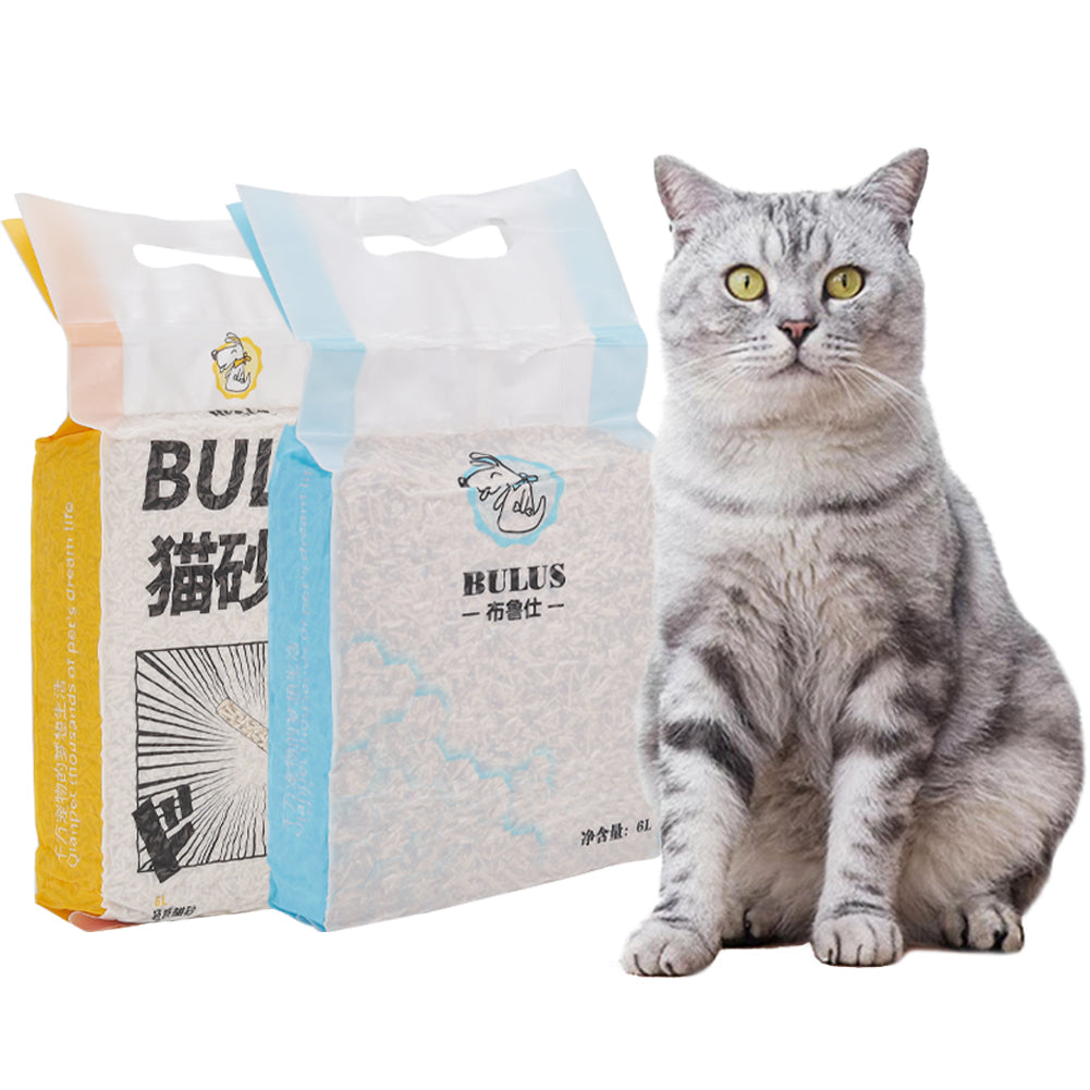 6L Biodegradable Tofu Cat Litter – Odour Control & Easy Cleanup, Soft Clumping, Eco-Friendly