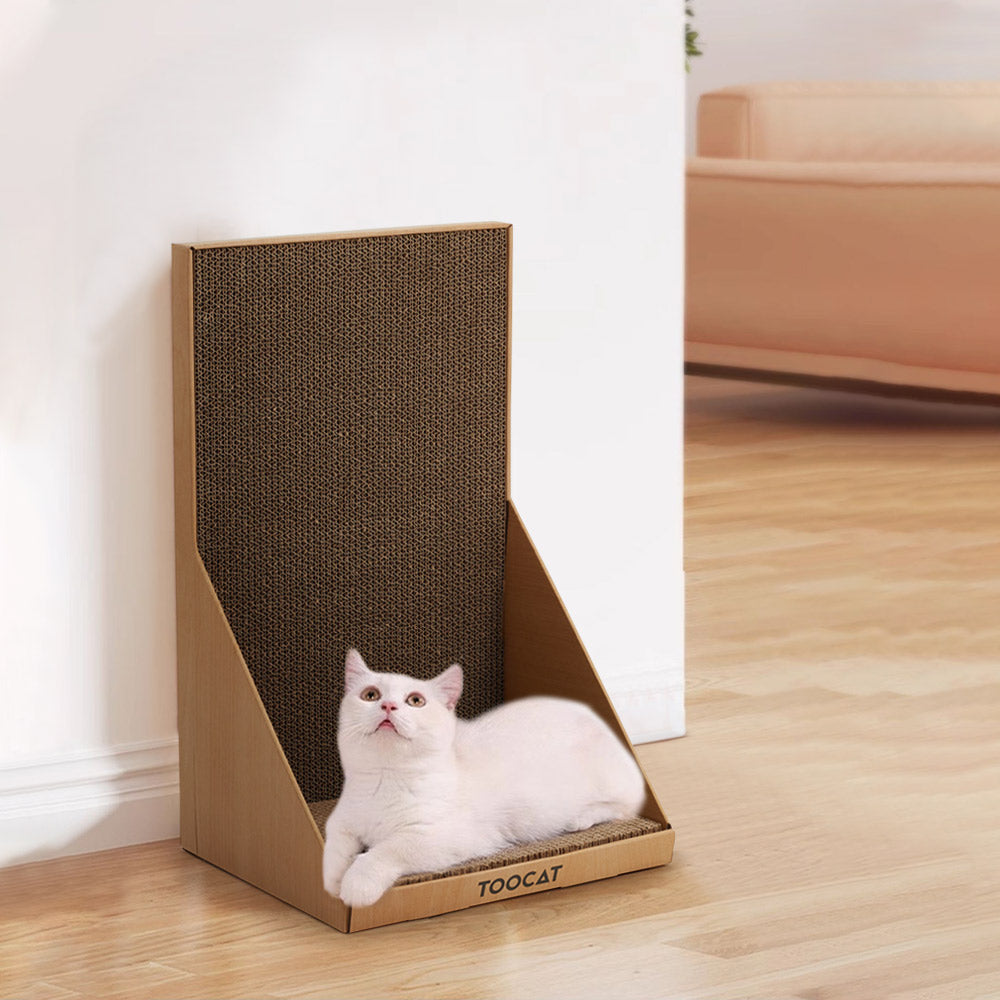 L-shaped Cat Scratching Board – Safe, Space-Saving and Ideal for Claw Care