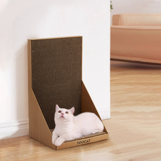 L-shaped Cat Scratching Board – Safe, Space-Saving and Ideal for Claw Care
