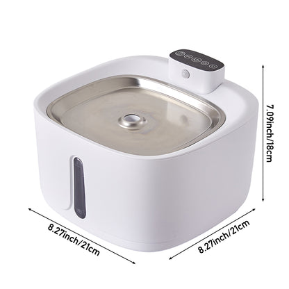 Ultra-Quiet Pet Water Fountain - Three Flow Modes with Large 3.2L Capacity