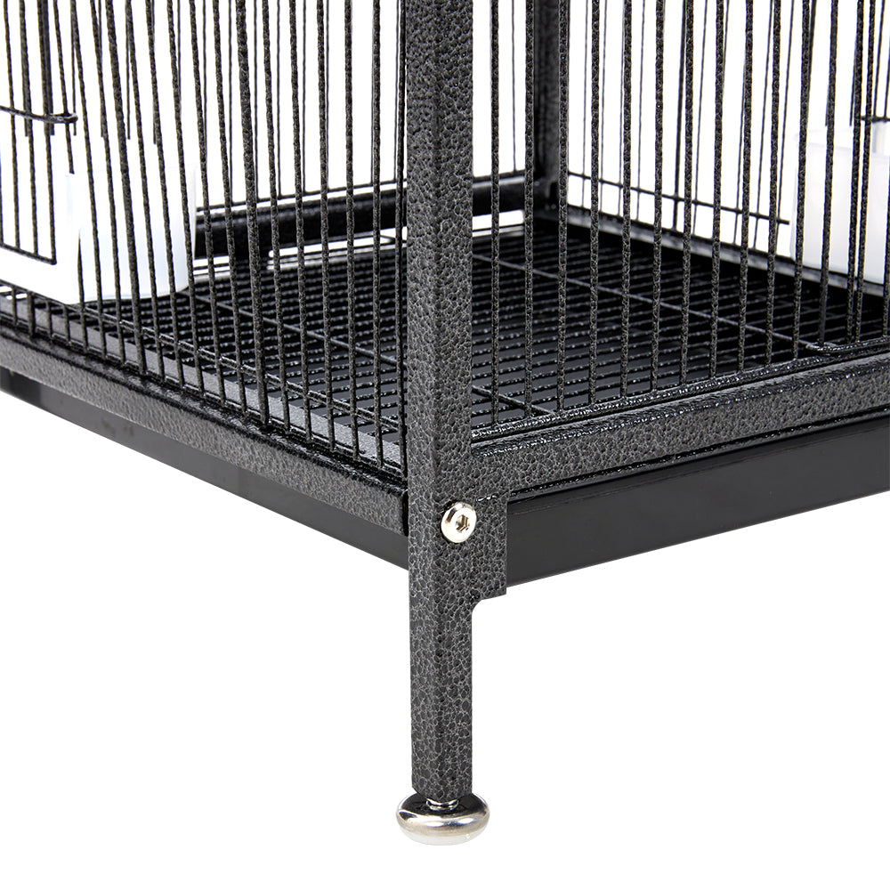 Portable Metal Bird Cage with Anti-Spill Feeders – Safe and Comfortable Home for Birds