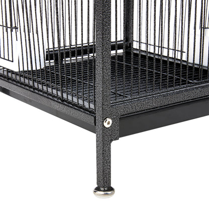 Portable Metal Bird Cage with Anti-Spill Feeders – Safe and Comfortable Home for Birds