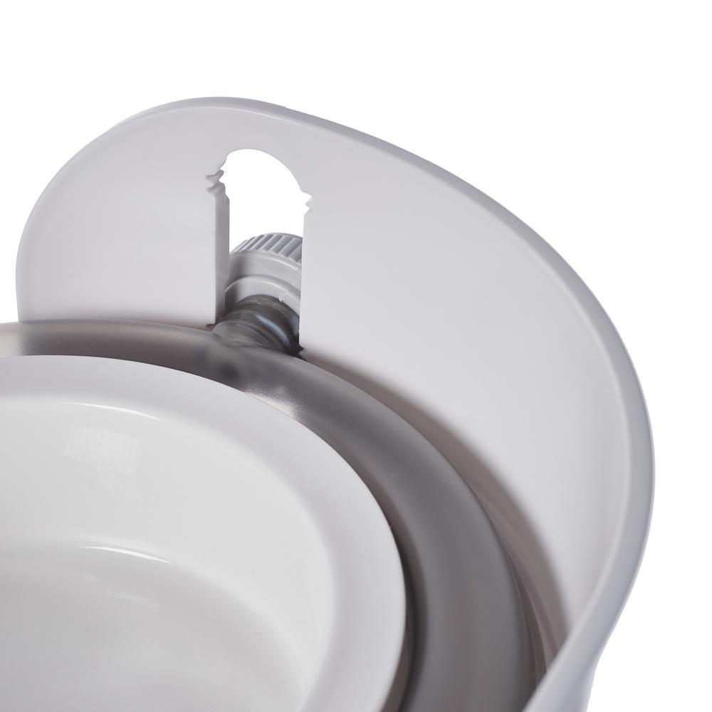 Adjustable Ceramic Double Bowl Pet Feeder – Elevated Stand with 3 Height Levels & 15° Tilt for Cats and Dogs