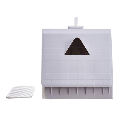 Large Enclosed Cat Litter Box with Bamboo Charcoal Deodorizer – Multi-Cat, Odor-Control, Anti-Tracking Design