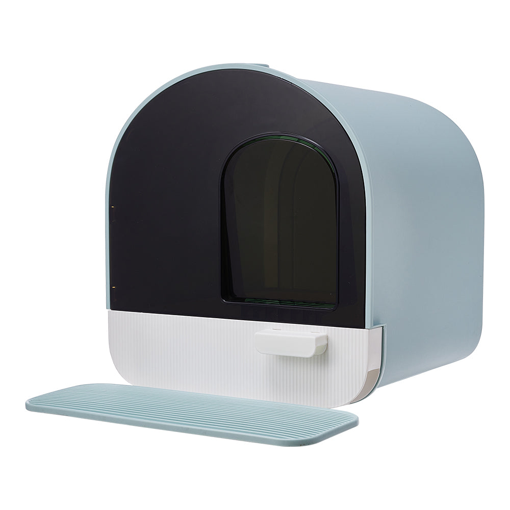 Large Enclosed Cat Litter Box with Deodorizer – Leak-Proof, Anti-Tracking, and Splash-Proof Design for Cats