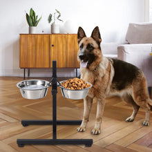 Adjustable Double-Bowl Pet Feeder – Elevated Stand for Cats & Dogs, Anti-Slip & Hygienic Design