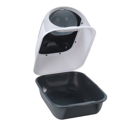 Detachable Cat Litter Box with UV Sterilizer Lamp – Odour Control & Easy Cleaning Design