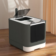 Large Foldable Cat Litter Box – Multi-Mode with UV Sterilization and Odour Control