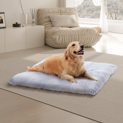 Plush Rectangle Pet Bed with PP Cotton Fill – Soft, Comfortable & Stylish