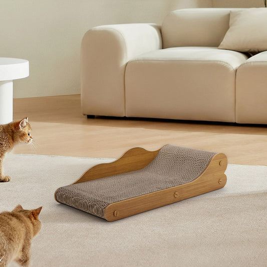 Cat Scratching Lounge Bed – Multifunctional Cat Scratcher and Resting Spot