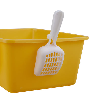 Large Anti-Splash Cat Litter Box with Mat and Scoop – Easy Access & Mess-Free Design