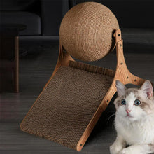 Cat Scratching Board with Interactive Sisal Ball – Durable Freestanding Cat Toy for Healthy Claws and Playtime Fun