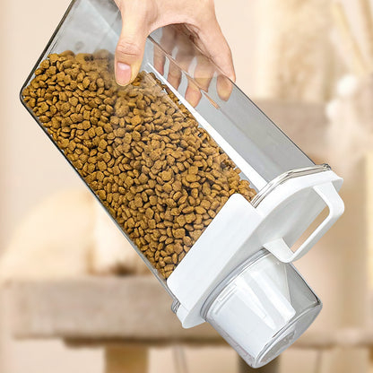 2.3L Airtight Food Storage Container – BPA-Free, Transparent & Stackable Cereal and Grain Organizer