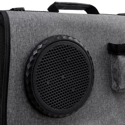 Portable Oxford Pet Carrier Shoulder Bag for Travel and Outdoor Use