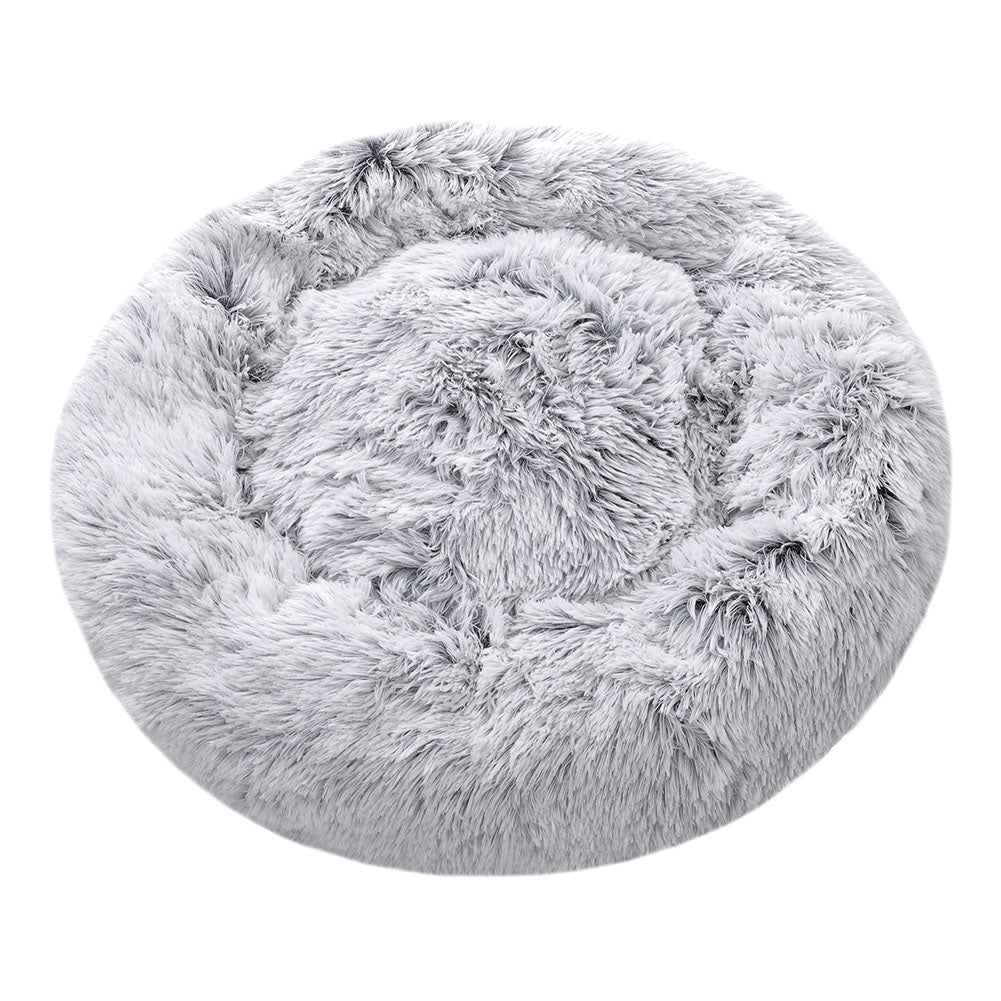 Calming Donut Pet Bed – Plush Round Cuddler for Cats and Small Dogs