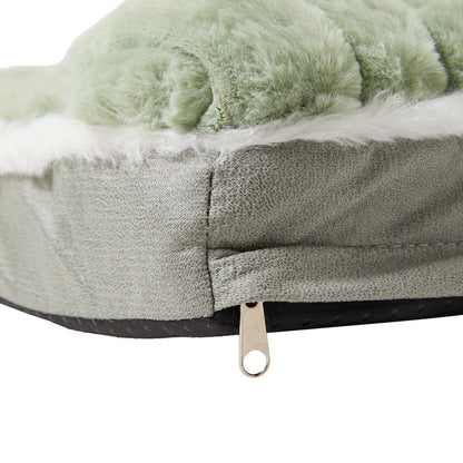 Washable Pet Bed – Soft Faux Fur Sleeping Cushion Mat for Puppy & Cat