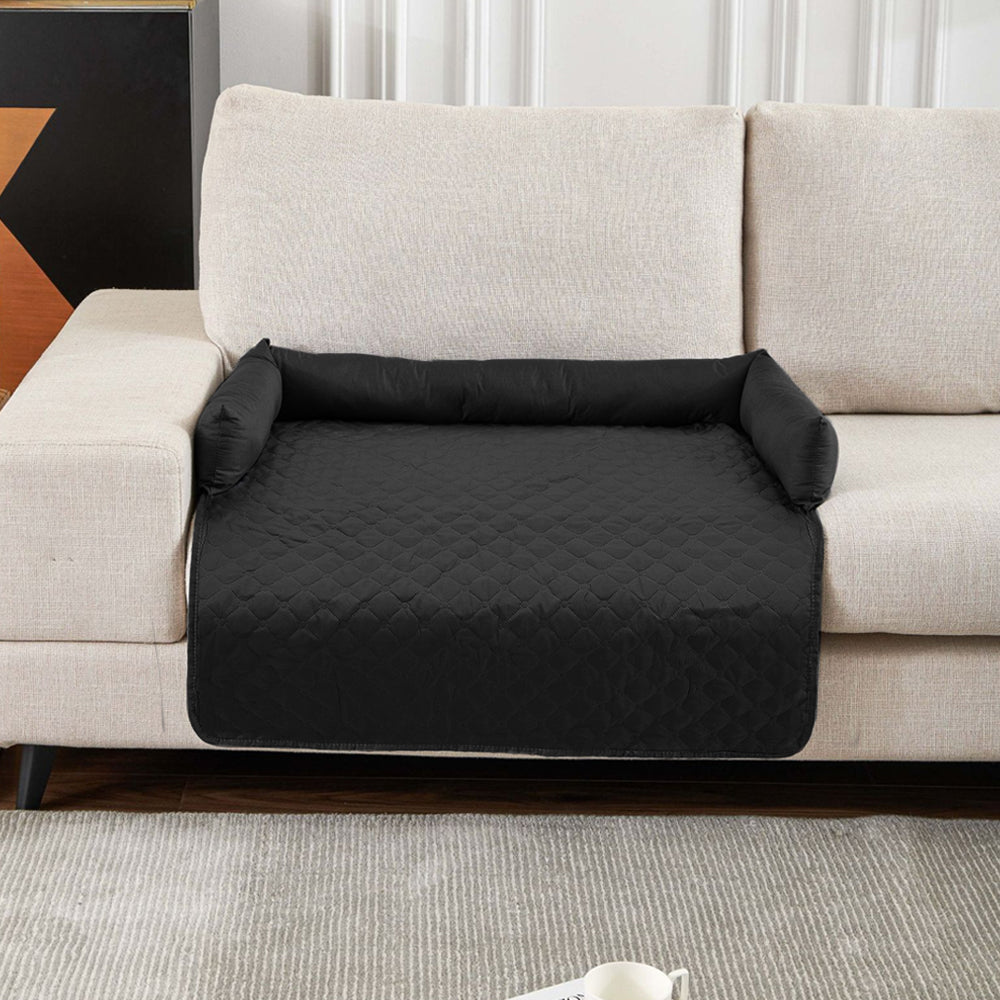 Waterproof Pet Sofa Protector Bed with Pillow –  Furniture Cover for Dogs & Cats