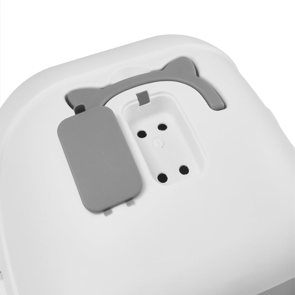 Durable Flip-Top Cat Litter Box with Odour Control & Scoop
