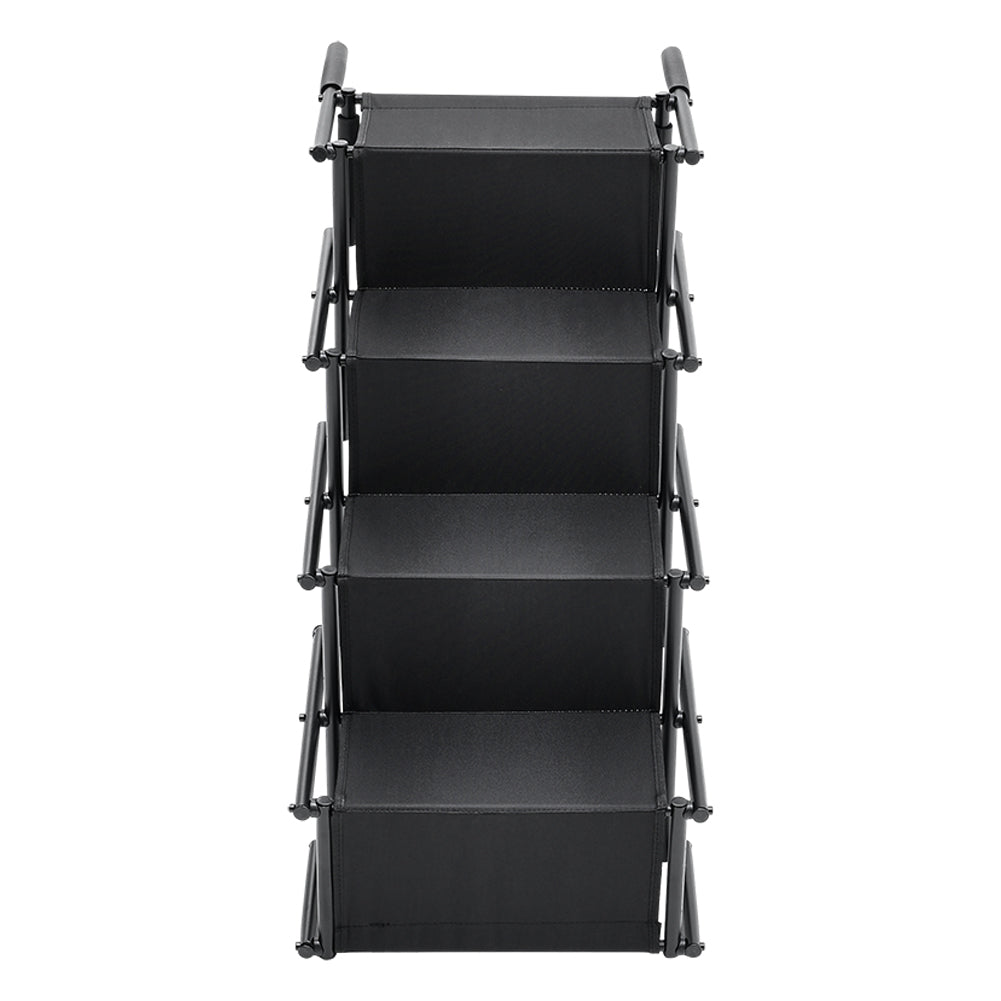 Lightweight Folding Pet Stairs - Adjustable Telescopic Ladder for Cats & Dogs