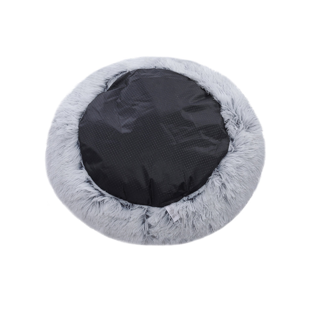Cozy Plush Pet Bed – Soft, Semi-Enclosed Retreat for Cats & Dogs