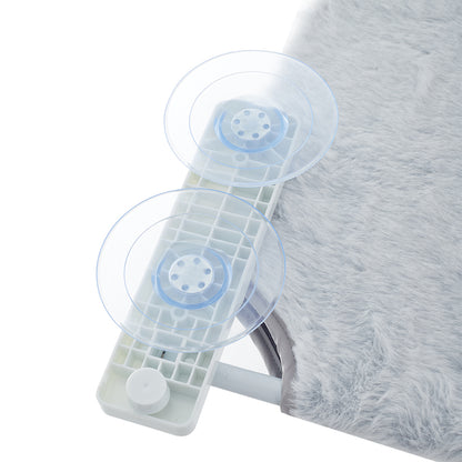 Cat Window Hammock Seat with Strong Suction and Foldable Steel Frame – Cozy Sunbathing Perch for Indoor Use